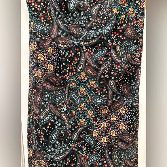 Athleta Dahlia Paisley Sleeveless Dress - 6 - Picture 2 of 13